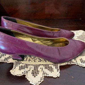 Joan & David Purple Heels
